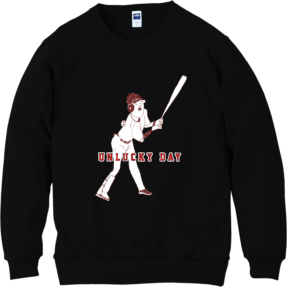 ストーブリーグを盛り上げよう!この冬おすすめ!ユーモア野球デザイン「ついてない日」