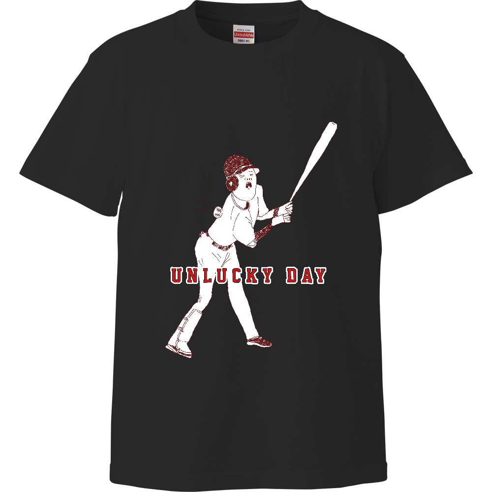 ストーブリーグを盛り上げよう!この冬おすすめ!ユーモア野球デザイン「ついてない日」