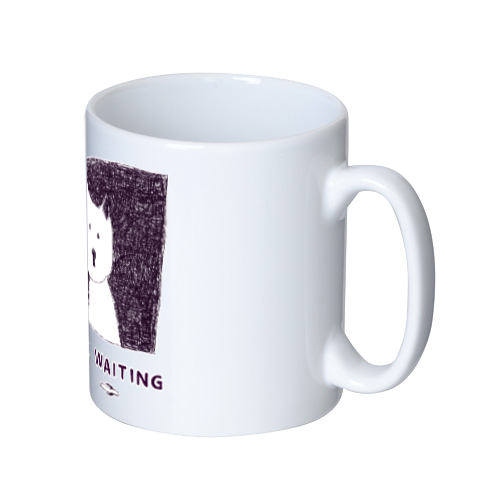 わんこデザイン「私は車で待ってます」