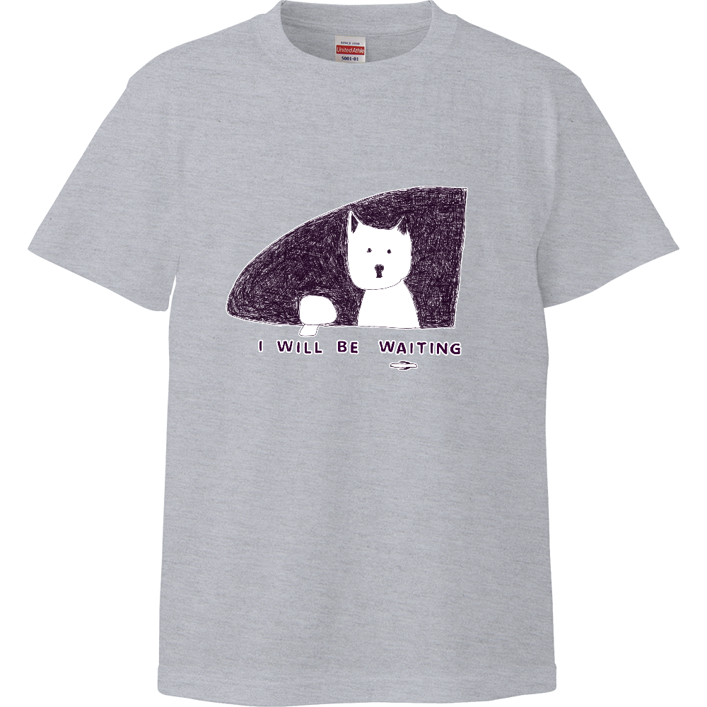 わんこデザイン「私は車で待ってます」