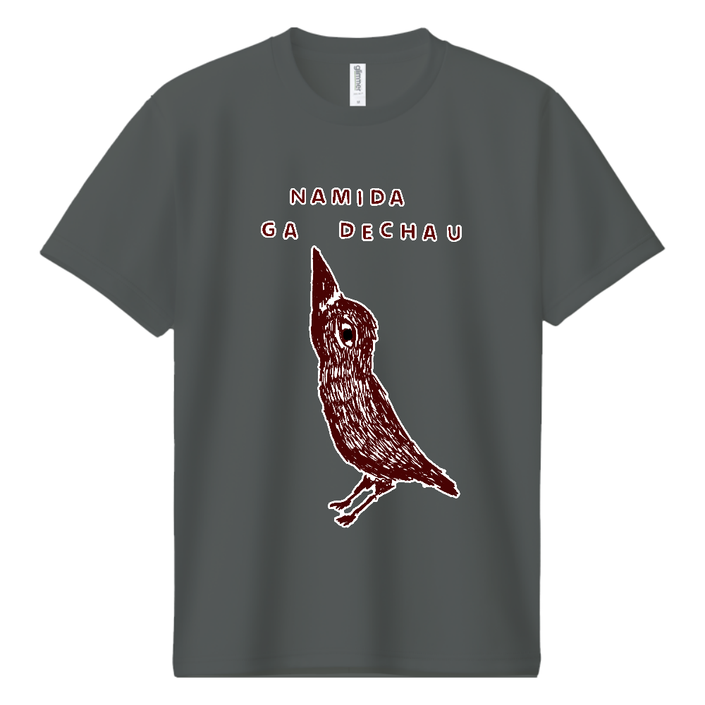 ユーモアカラスデザイン「涙が出ちゃう」