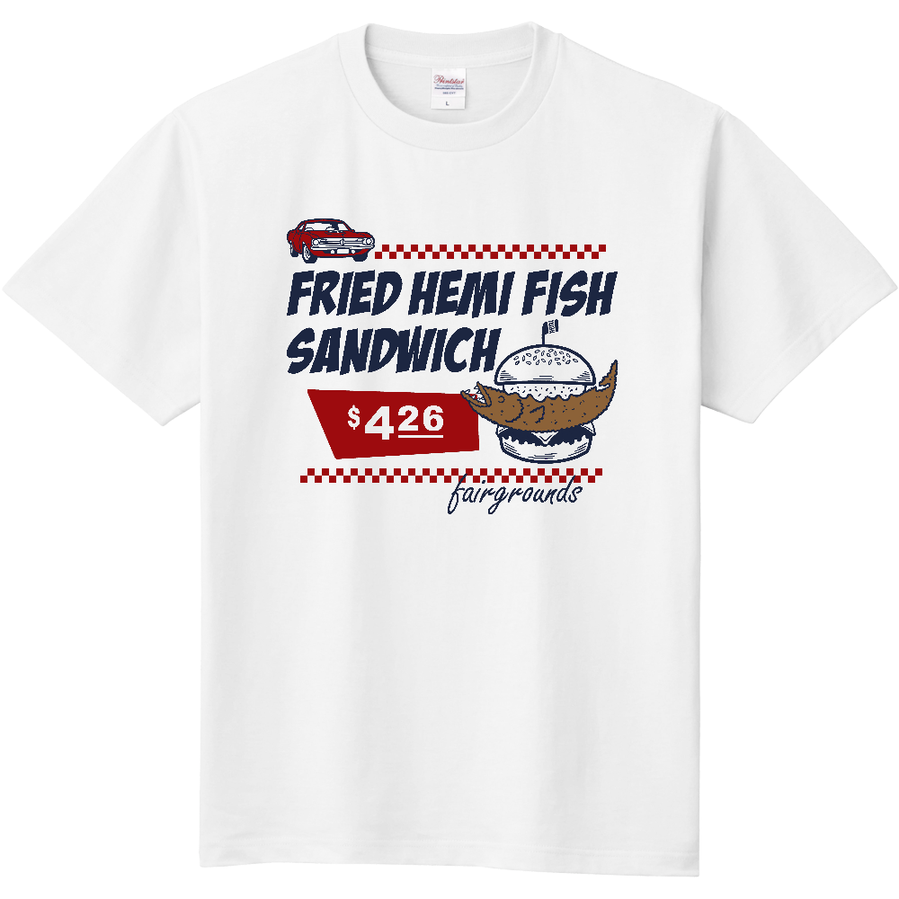 FRIED HEMI FISH Tシャツ