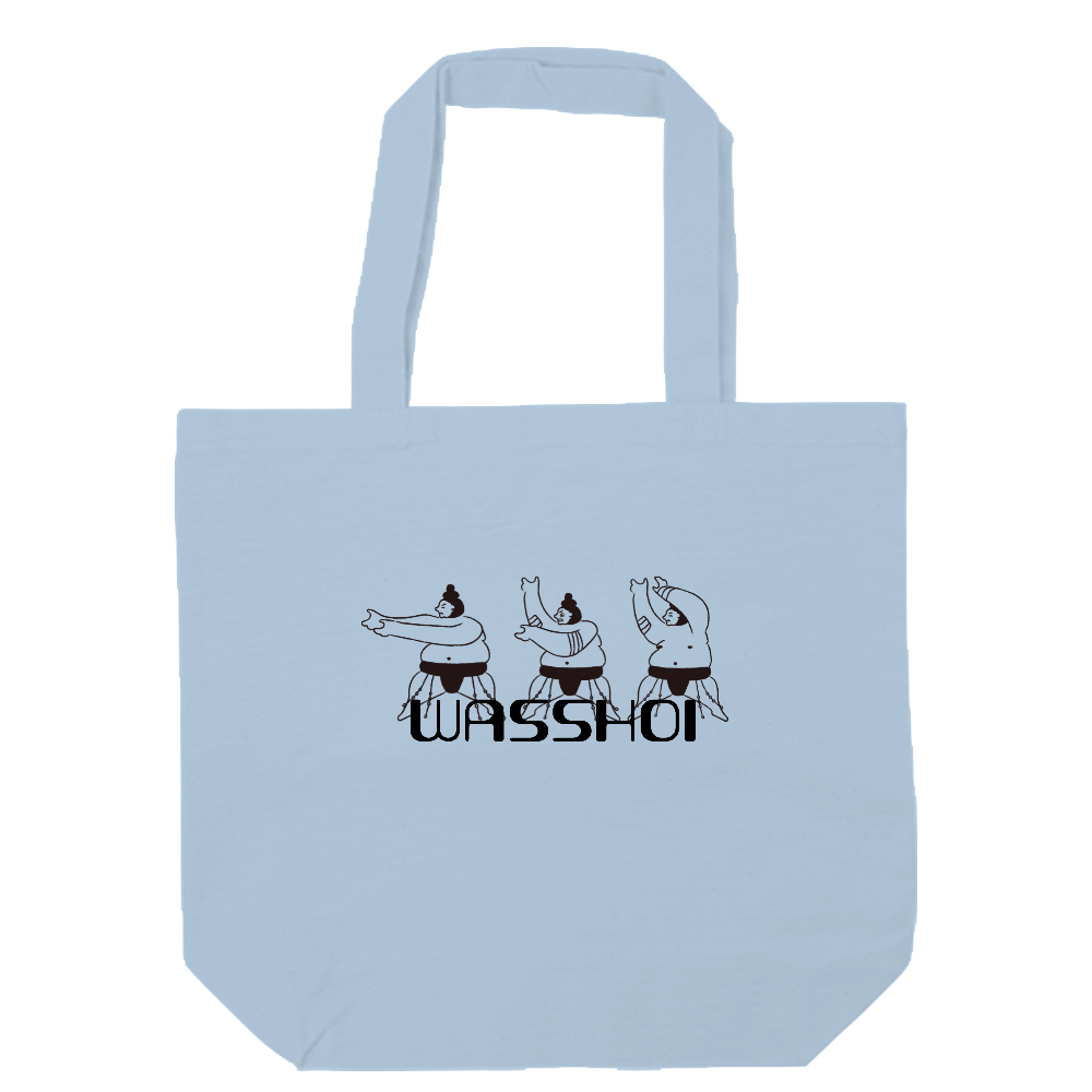 WASSHOIシュールロゴトートバッグ