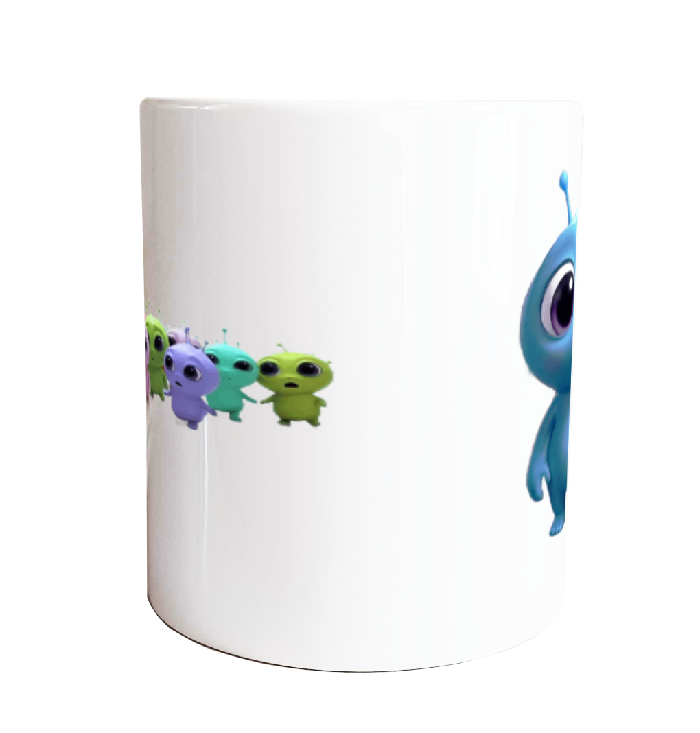 買えよ人間ども♡ ブルーエイリアン マグカップ