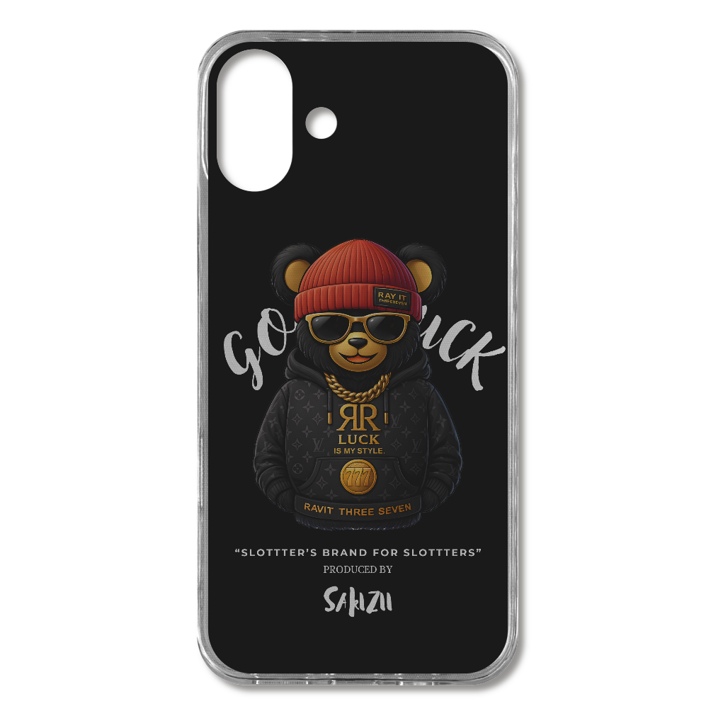 RAVIT THREE SEVEN " ゴージャスベア Ⅰ" iPhone16 Plus TPUケース