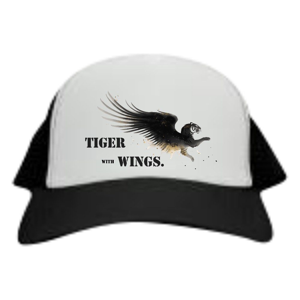 [メッシュキャップ] Tiger with wings.