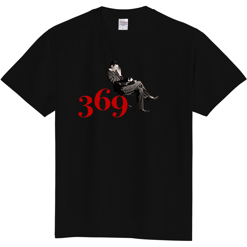 ニコラテスラTシャツ黒