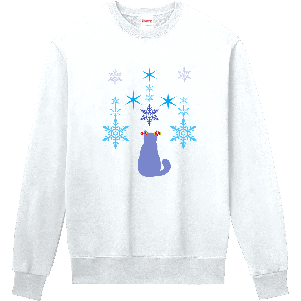 冬のパープルネコ 定番スウェット