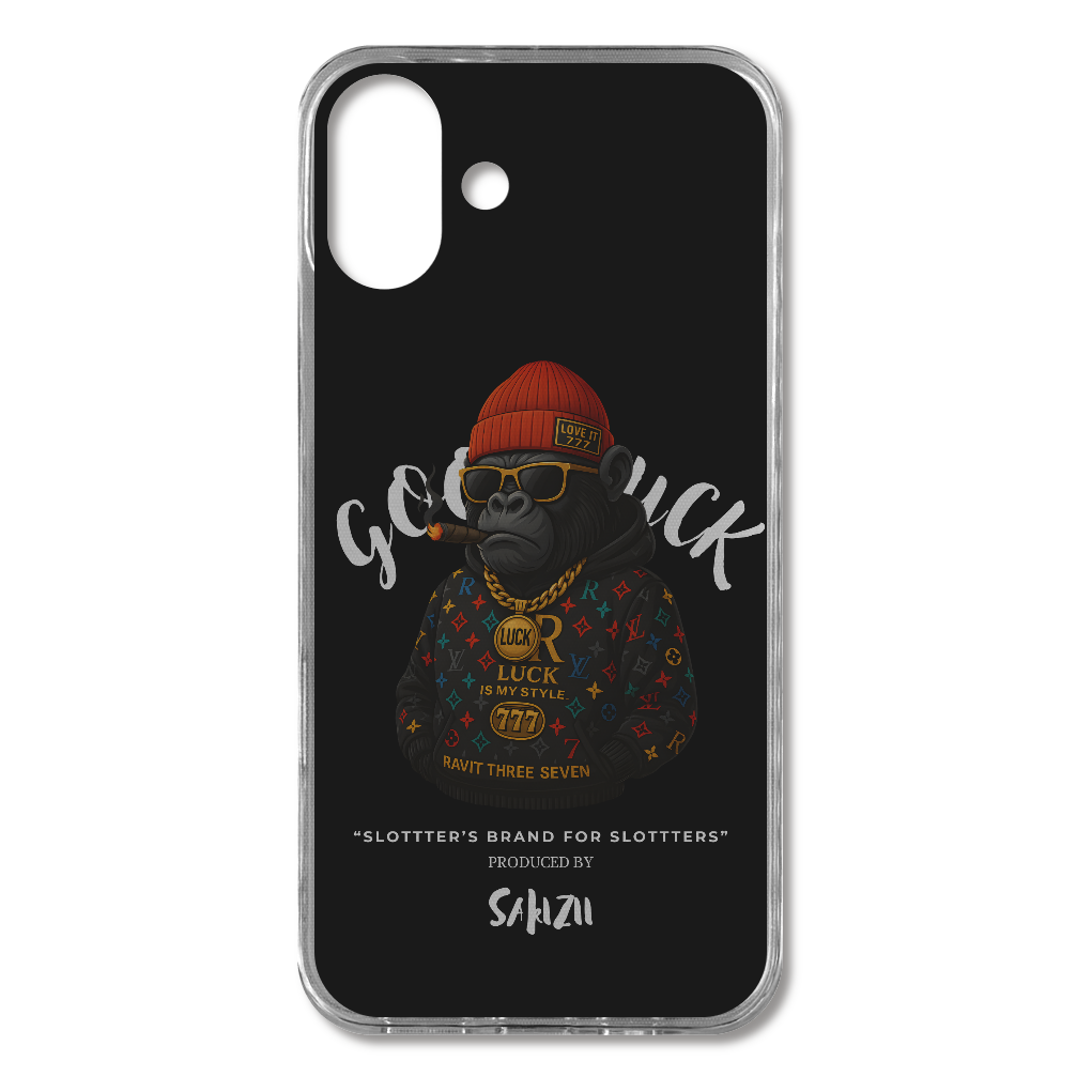 RAVIT THREE SEVEN " ゴージャスゴリラ Ⅰ" iPhone16 Plus TPUケース