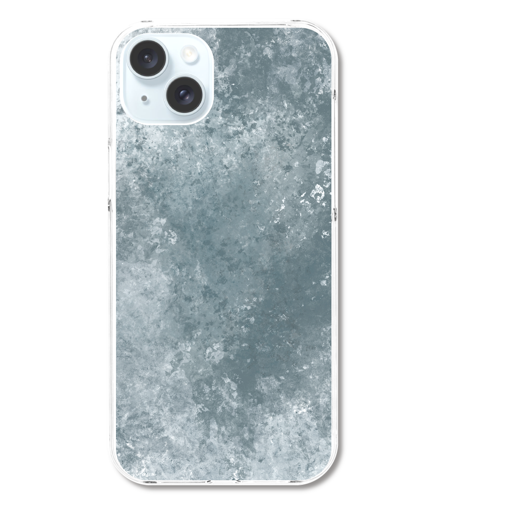 グランジ風(アッシュブルー)