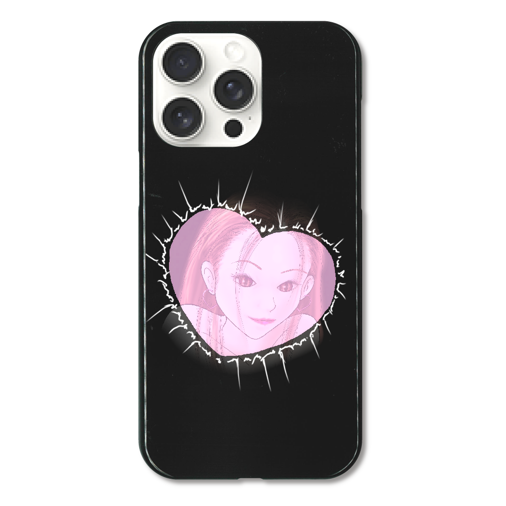 ずっきゅん iPhone15 Pro Max ハードケース 