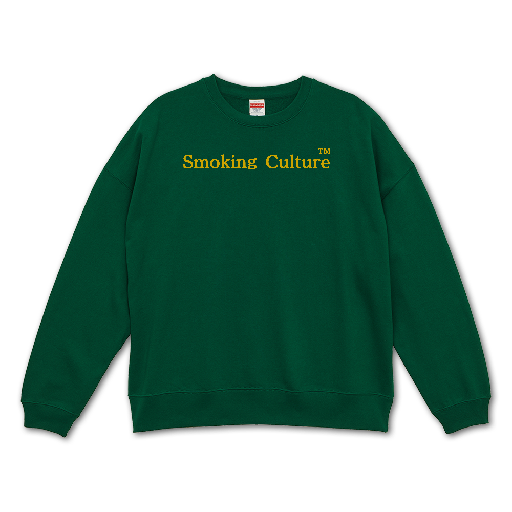 "ヘビ"ースモーカー ビッグシルエットトレーナー アイビーグリーン