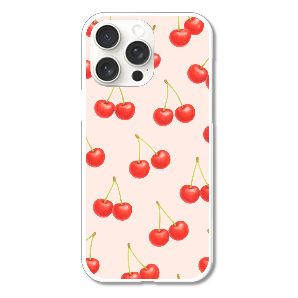 さくらんぼ　スマホケース