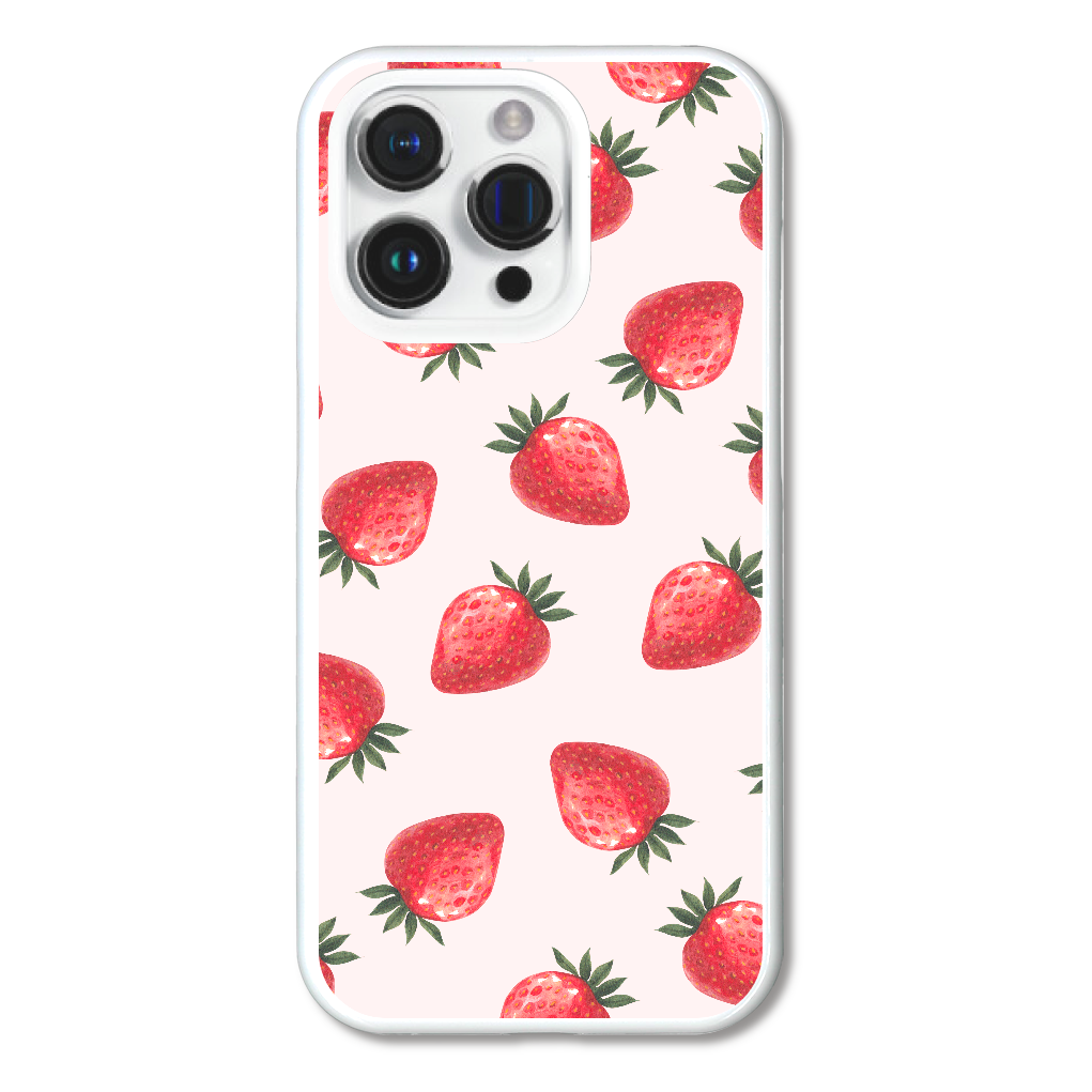 iPhone15proいちご　スマホケース
