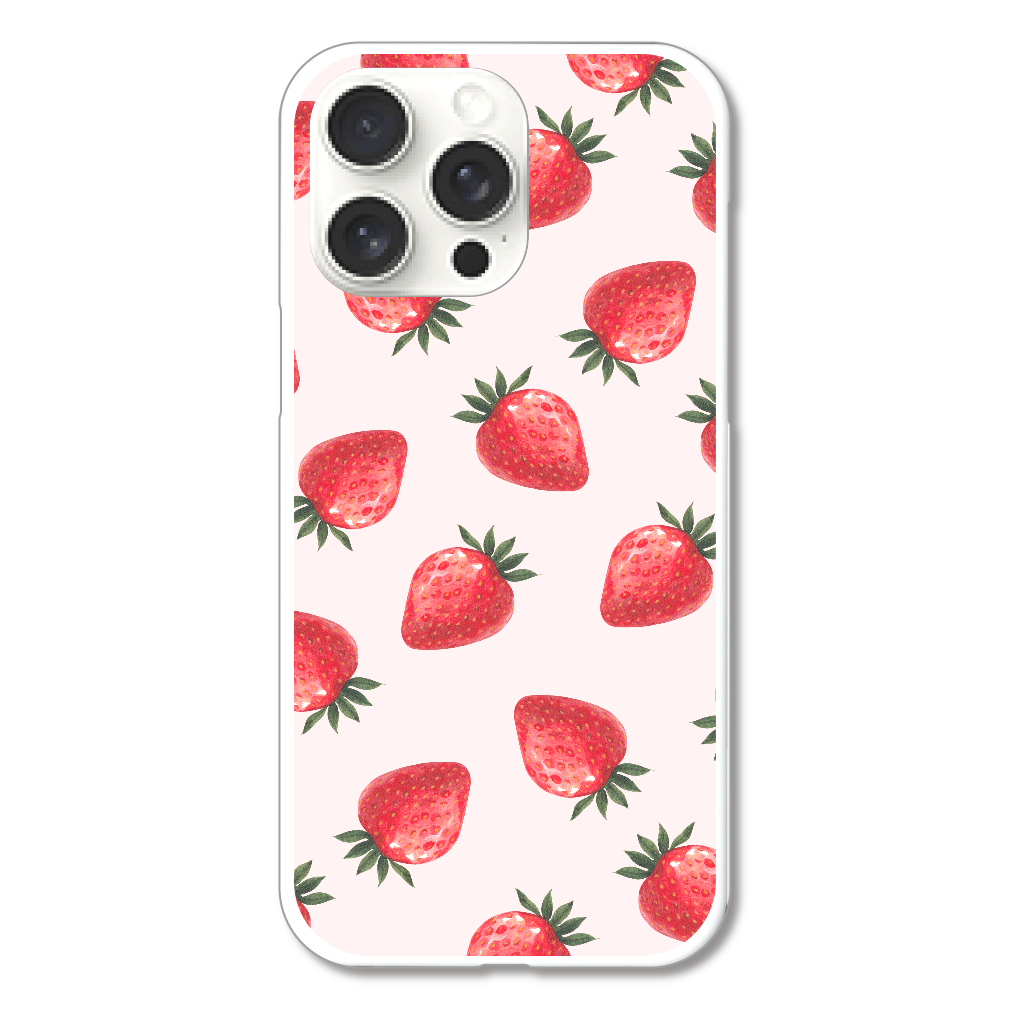 iPhone15 pro Maxいちご　スマホケース