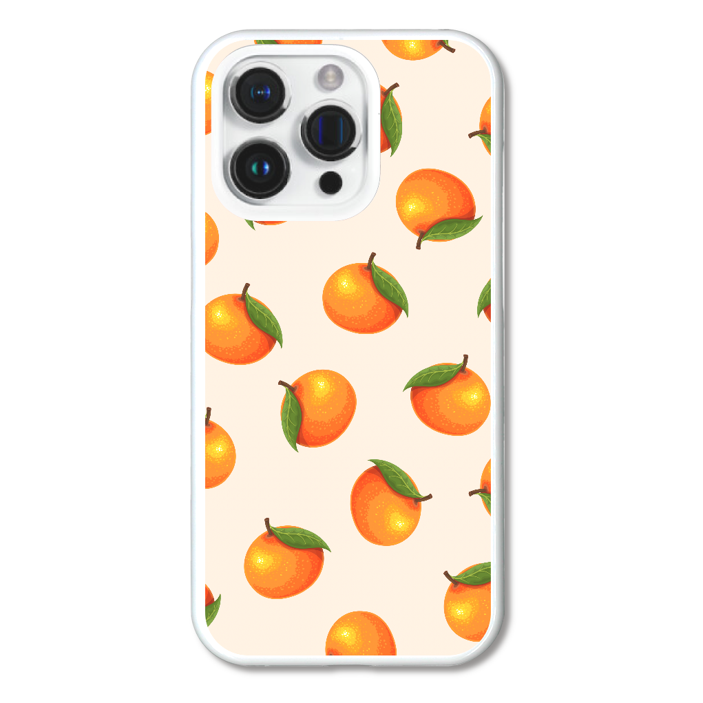 みかん　スマホケースiPhone15 Pro (ハードケース)
