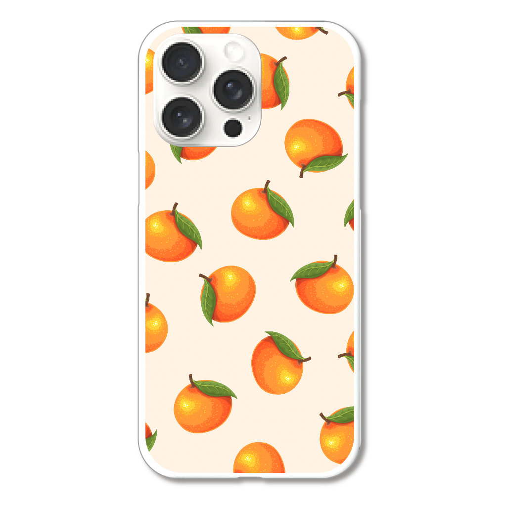 みかん　スマホケースiPhone15 Pro Max (ハードケース)