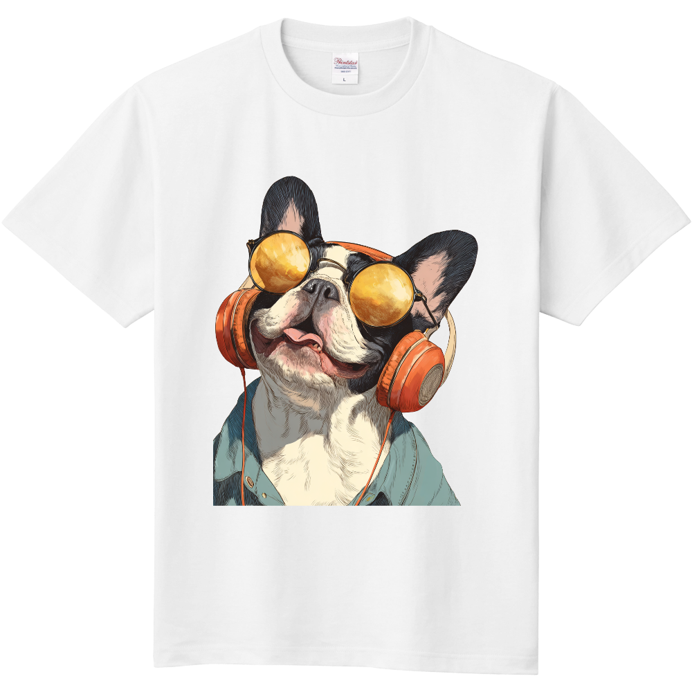 ミュージックフレンチブル・シンプルデザイン