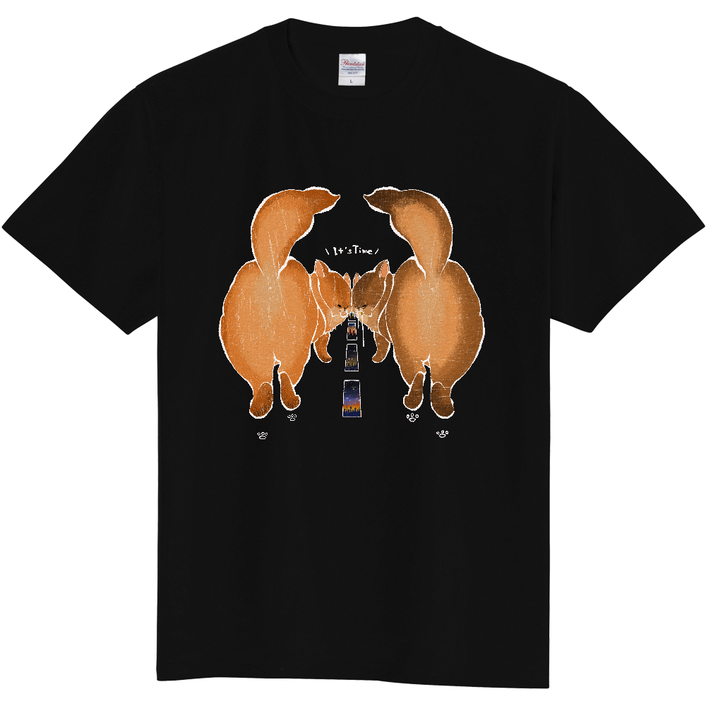 ちりちりまん定番tシャツ