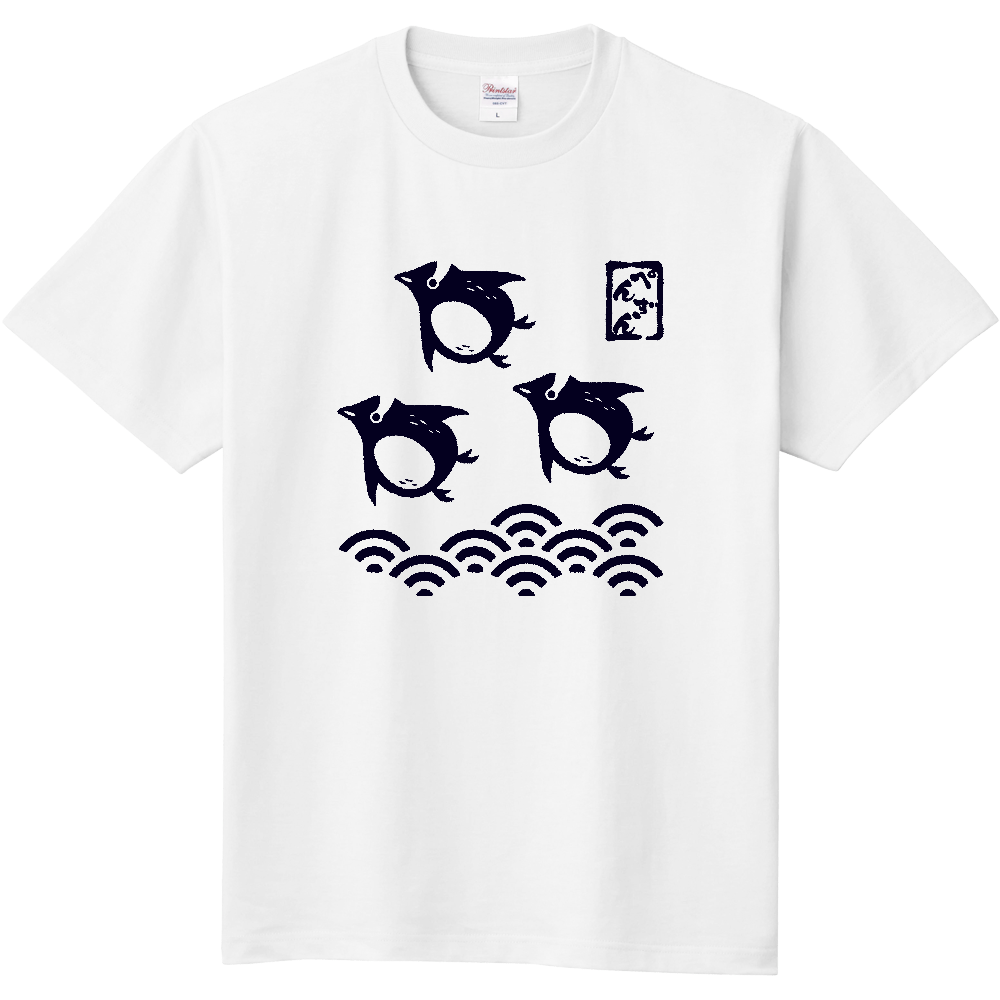 波千鳥風ジェンツーペンギン