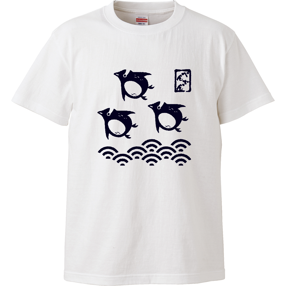 波千鳥風ジェンツーペンギン