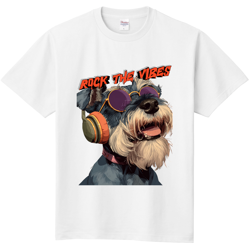 Rock the Vibes – ミニチュアシュナウザー ミュージックアート