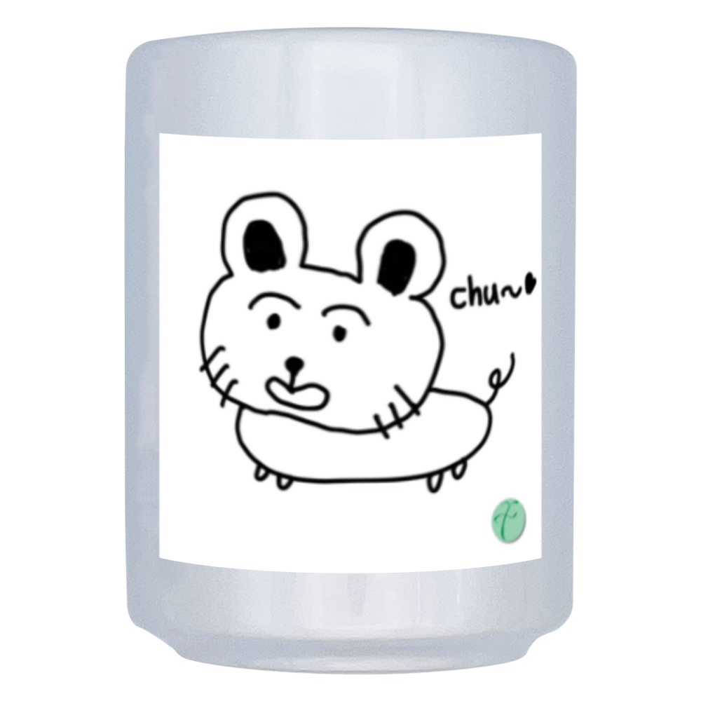 peaceねずみ 湯呑み