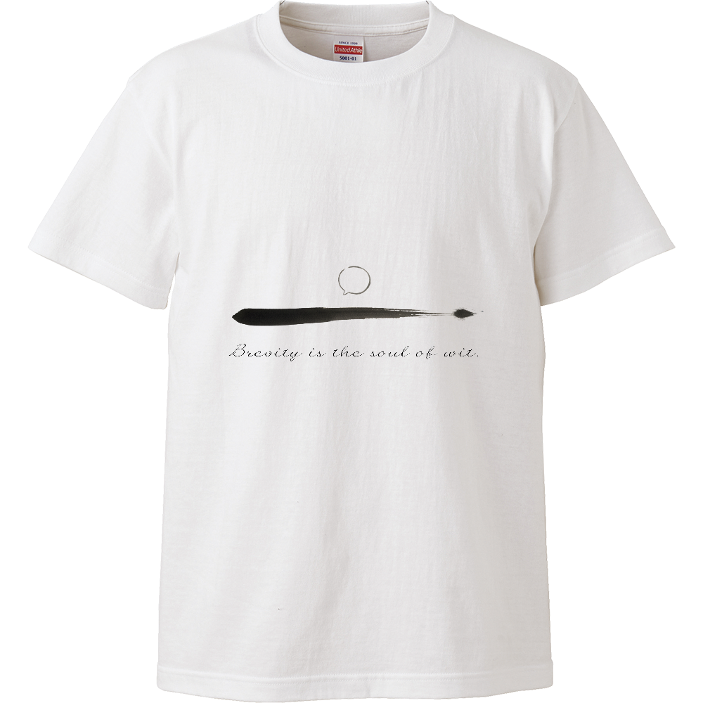 [Tシャツ] Brevity is the soul of wit.