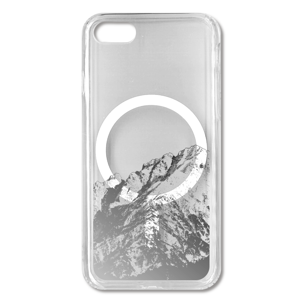 TheJAPAN203 剱岳 早月尾根 sq-ip-emd-1003 iPhone8/SE2/SE3 MagSafe対応 耐衝撃クリアケース