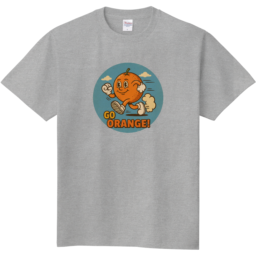 オレンジのＴシャツ