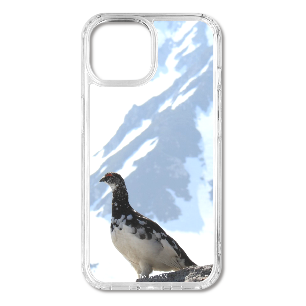 TheJAPAN23 雷鳥と立山 sq-ip-emd-0024 iPhone15 MagSafe対応 耐衝撃クリアケース