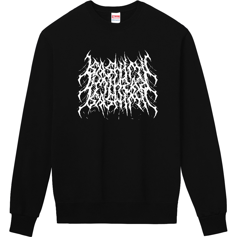 SASHMI-SWEAT LOGO WH