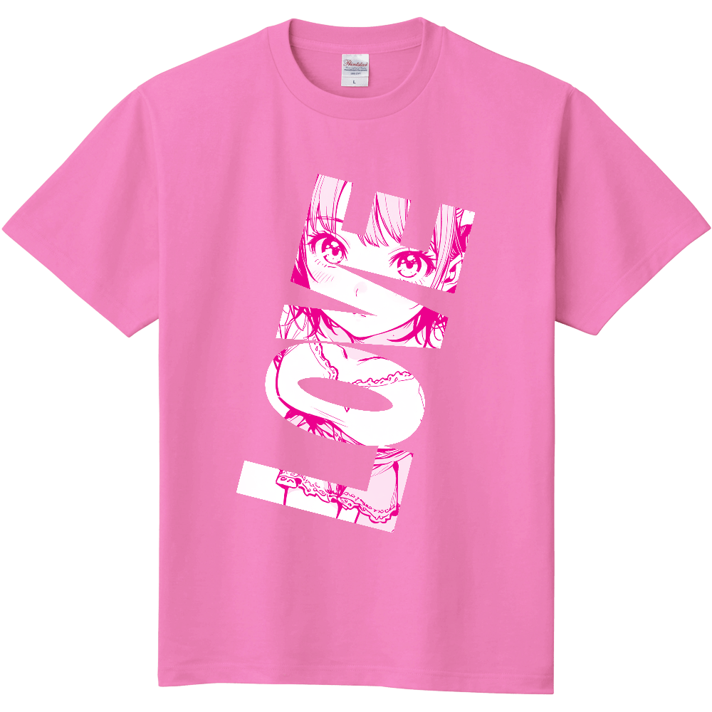 LOVE美少女のTシャツ