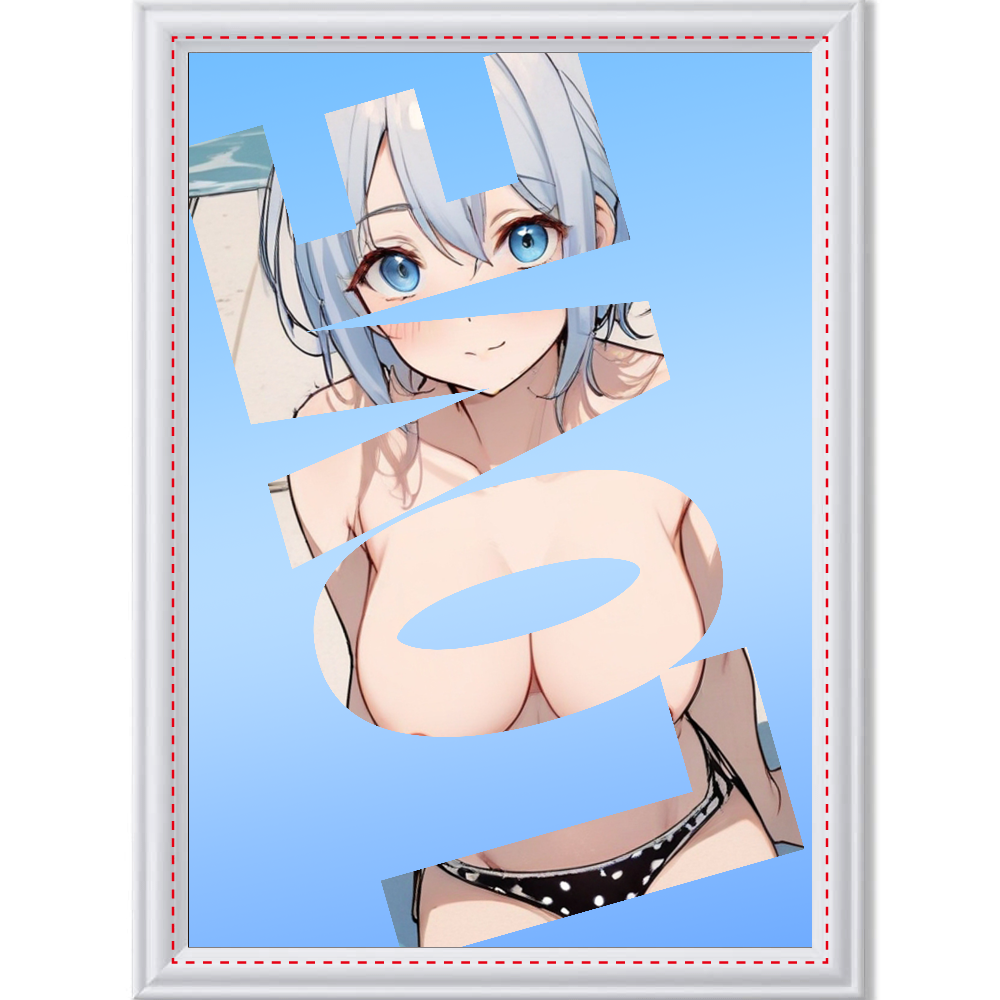 LOVE美少女のアートパネル