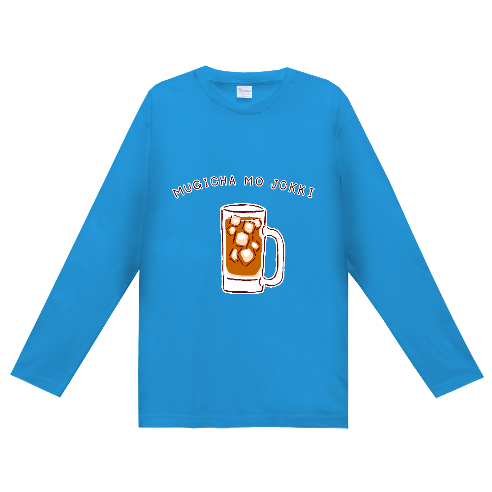 ユーモア夏デザイン「麦茶もジョッキ」