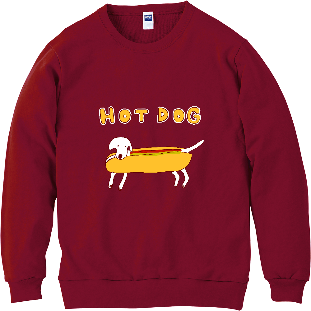 ユーモアわんこデザイン「ホットドッグ」