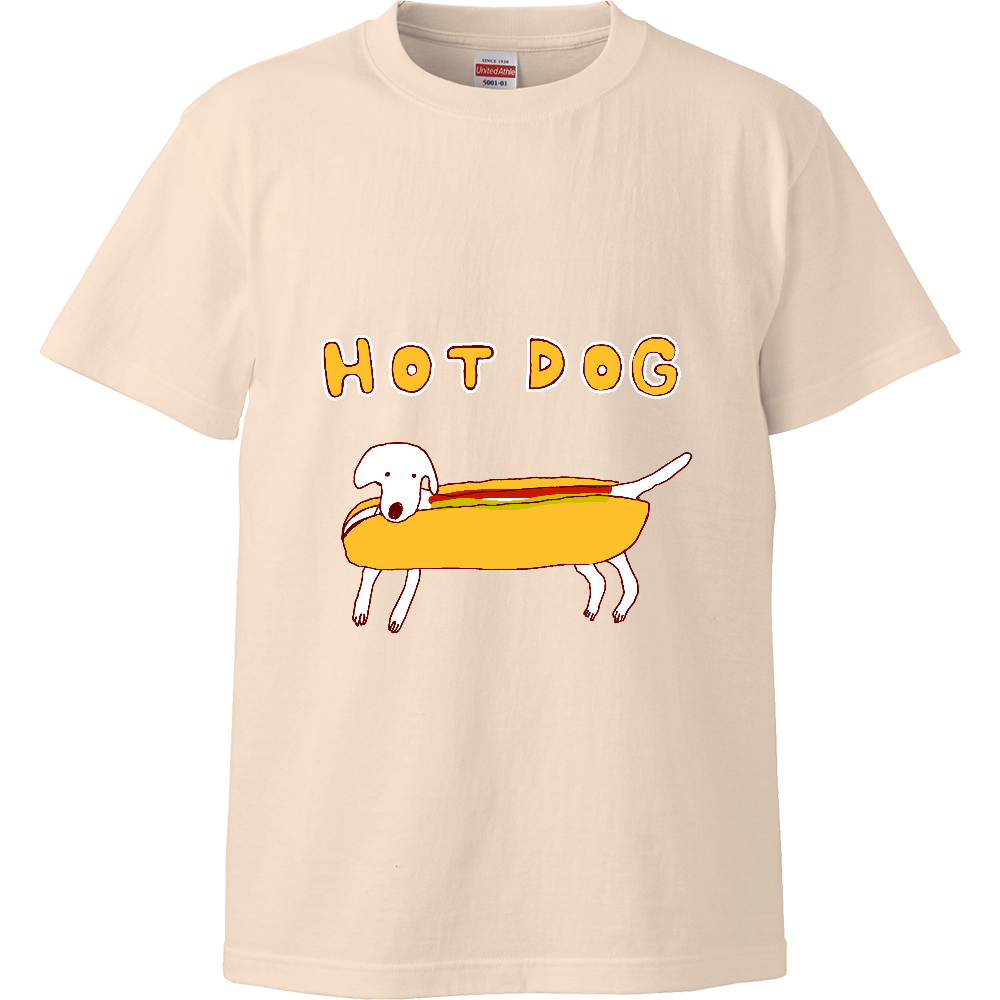 ユーモアわんこデザイン「ホットドッグ」