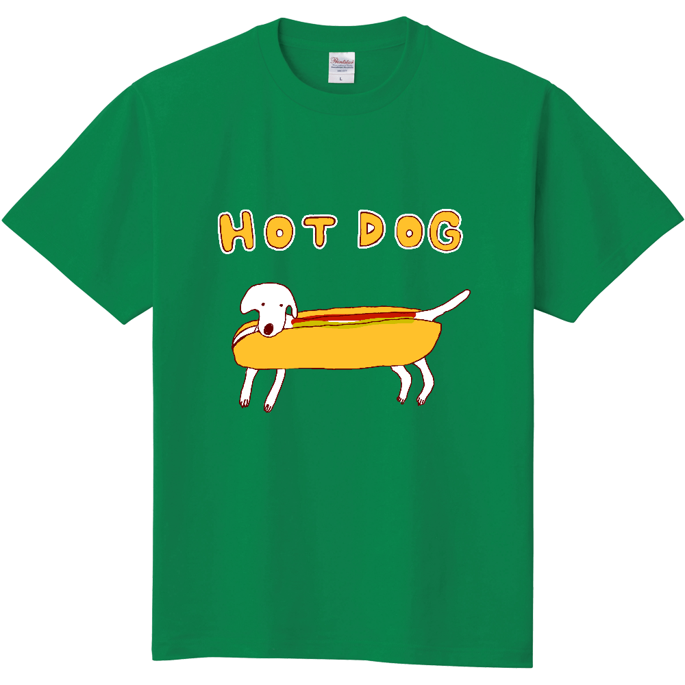 ユーモアわんこデザイン「ホットドッグ」
