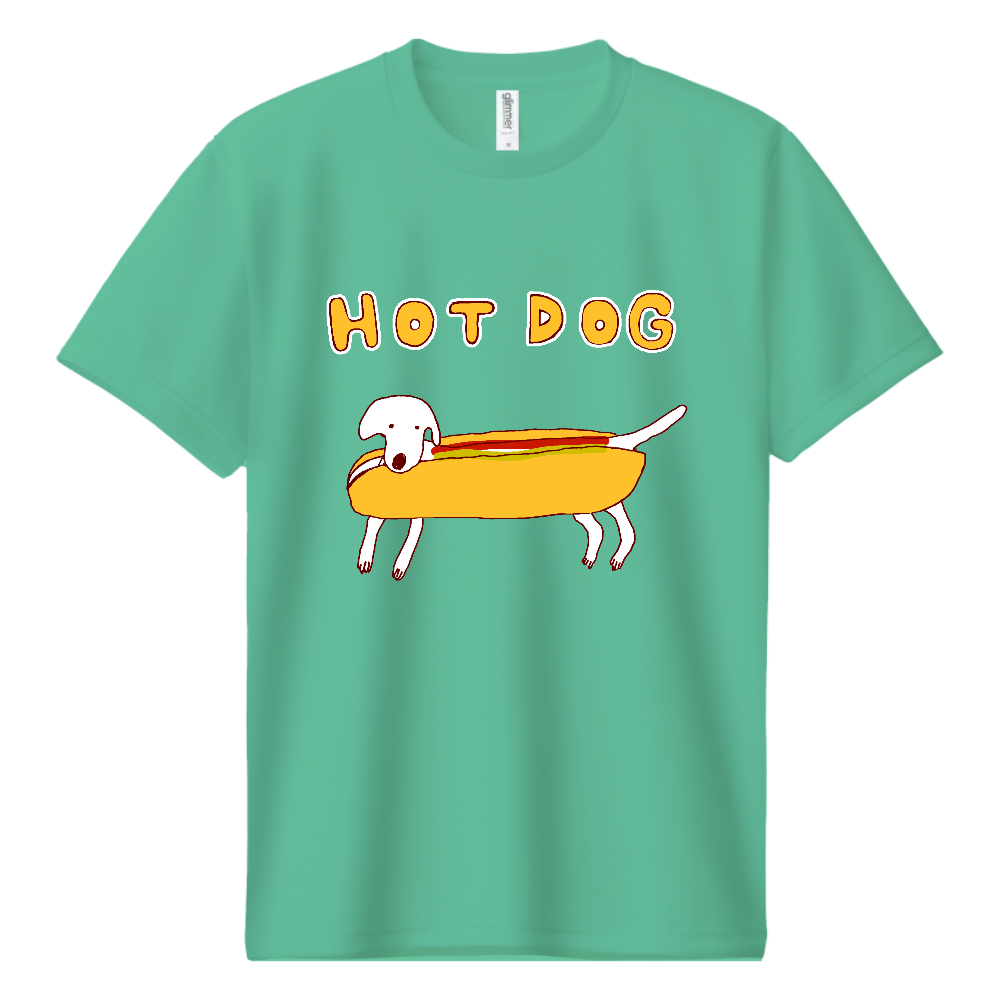 ユーモアわんこデザイン「ホットドッグ」