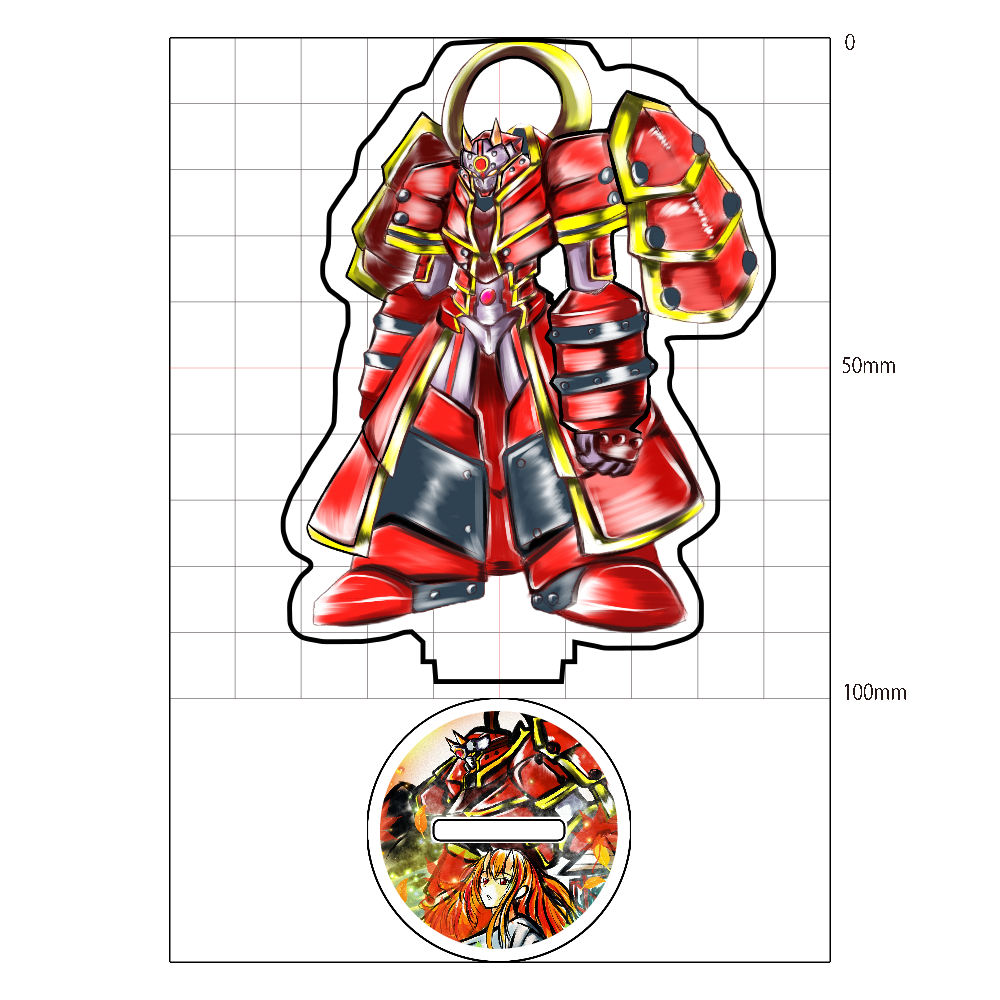 ロストランドアドベンチャー　修善寺千年独鈷編　アクリルスタンド　独鈷オーガ