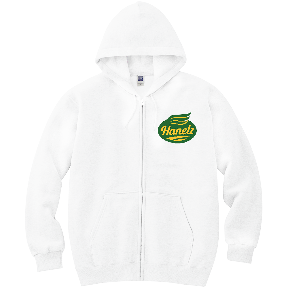 OHanelz◯ロゴ軽量ジップアップパーカー①