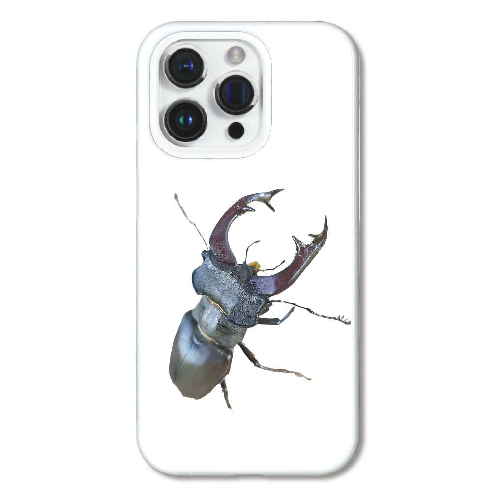 iPhone15 Pro (ハードケース) クワガタ