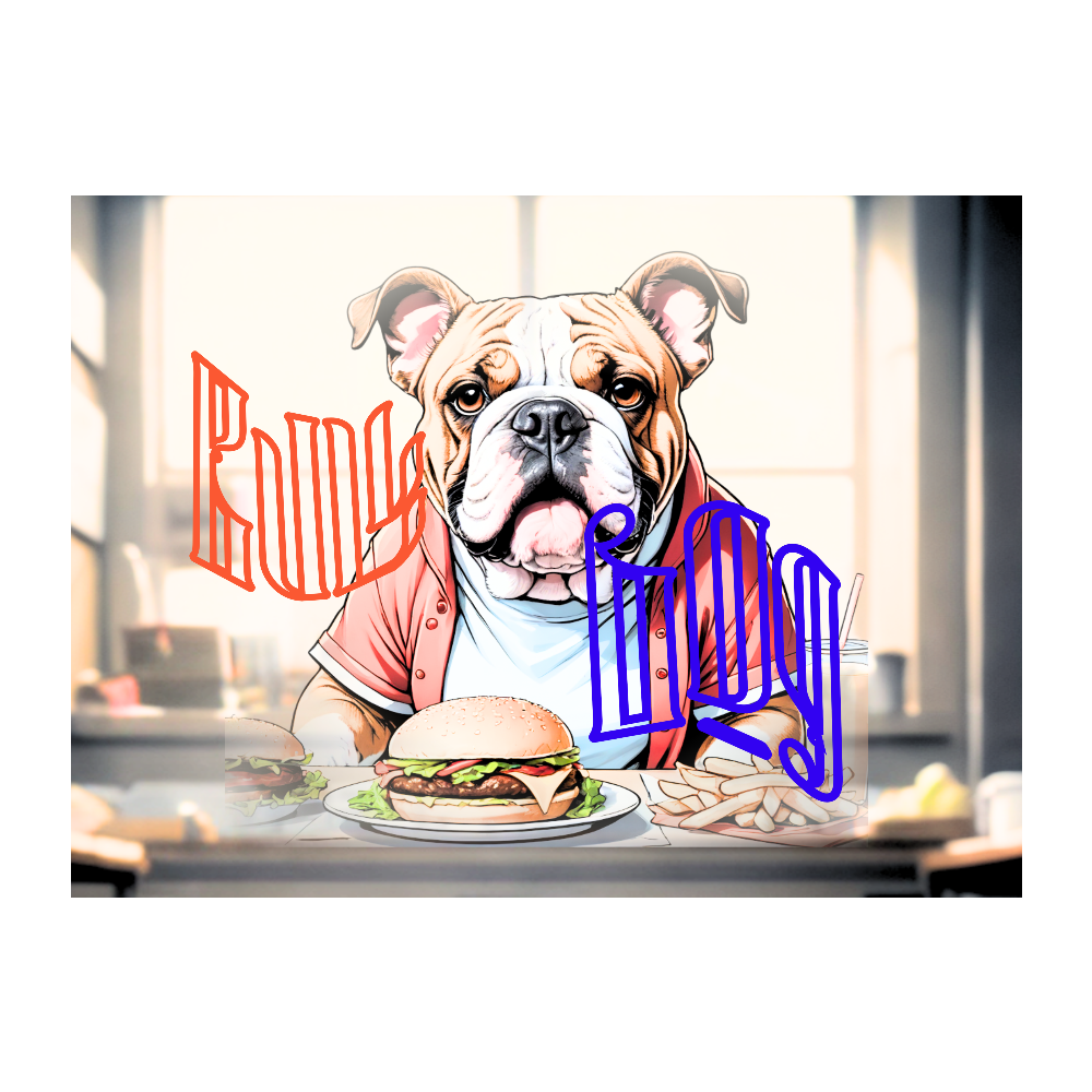 ブルドックとハンバーガー