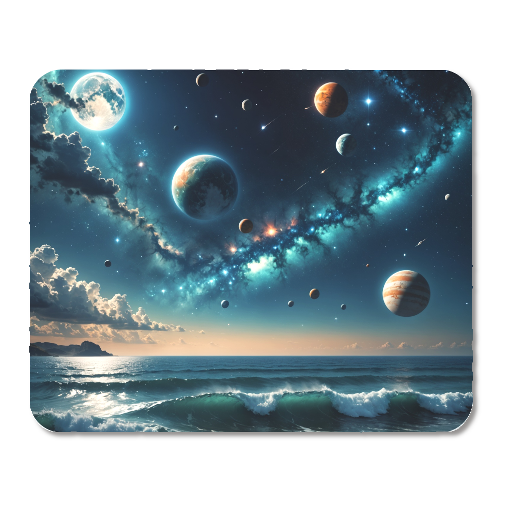 [ソフトマウスパッド] Planet and sea