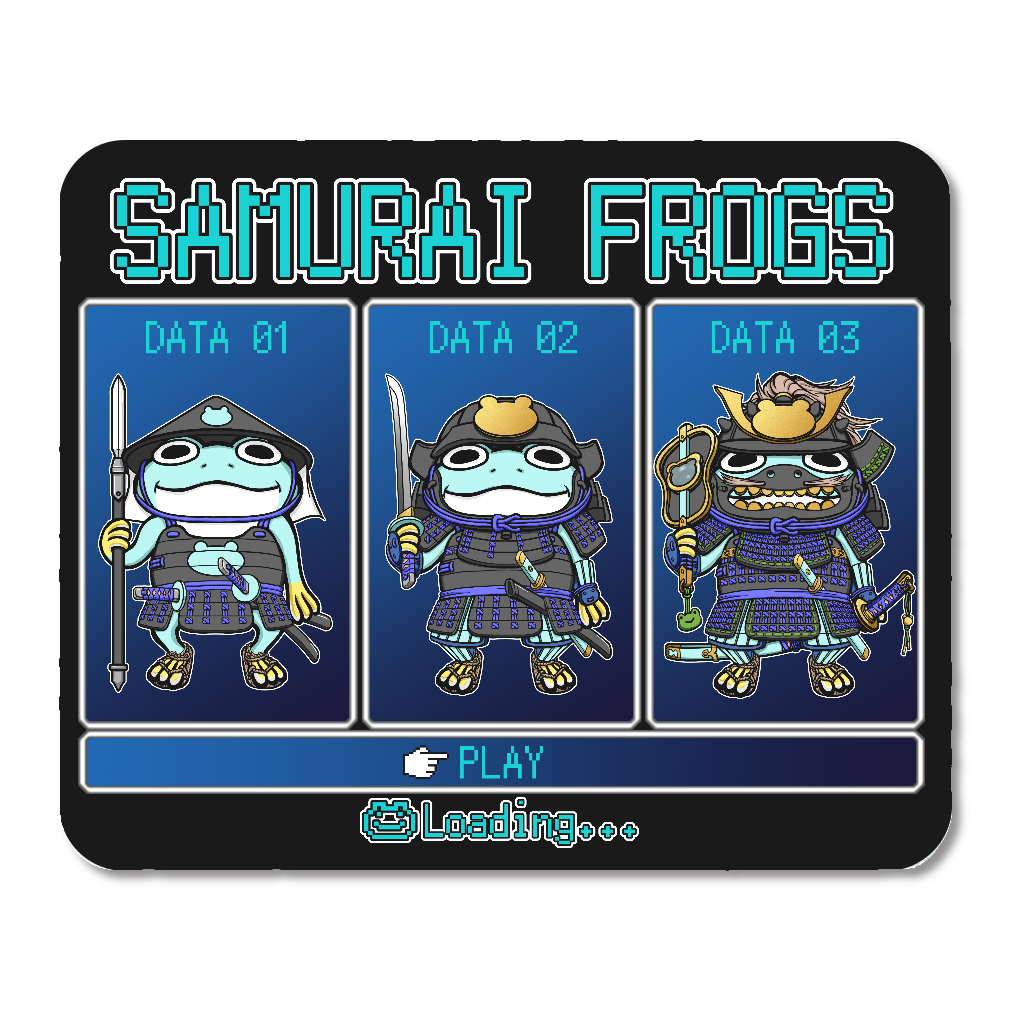 サムライフロッグス　マウスパッド