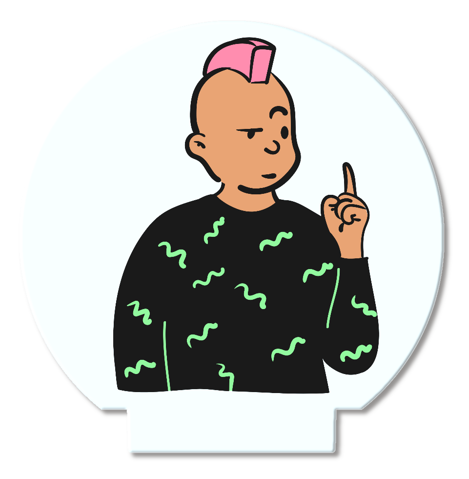 オリジナル卓上 丸型ランプ