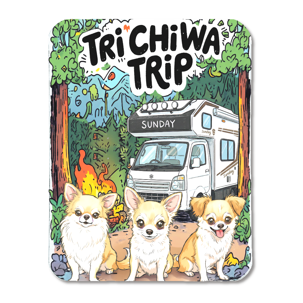 とりちわマウスパッド