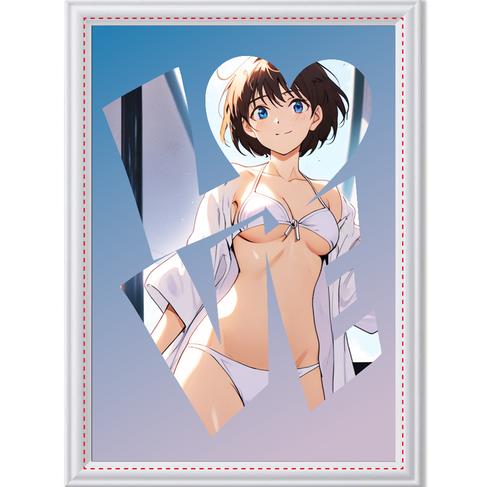 LOVE美少女のアートパネル