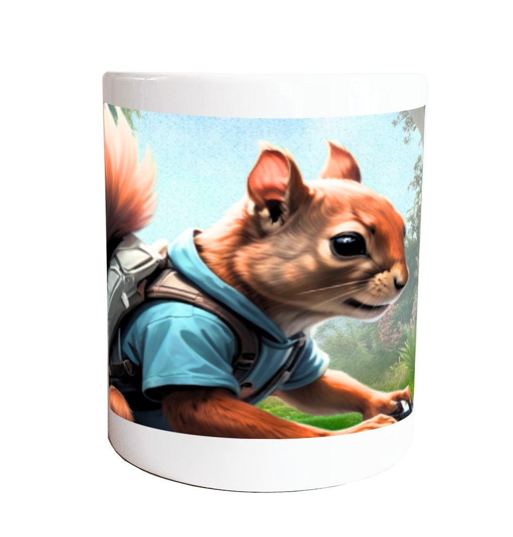 リスとパソコン