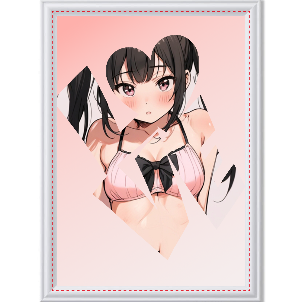 LOVE美少女のアートパネル